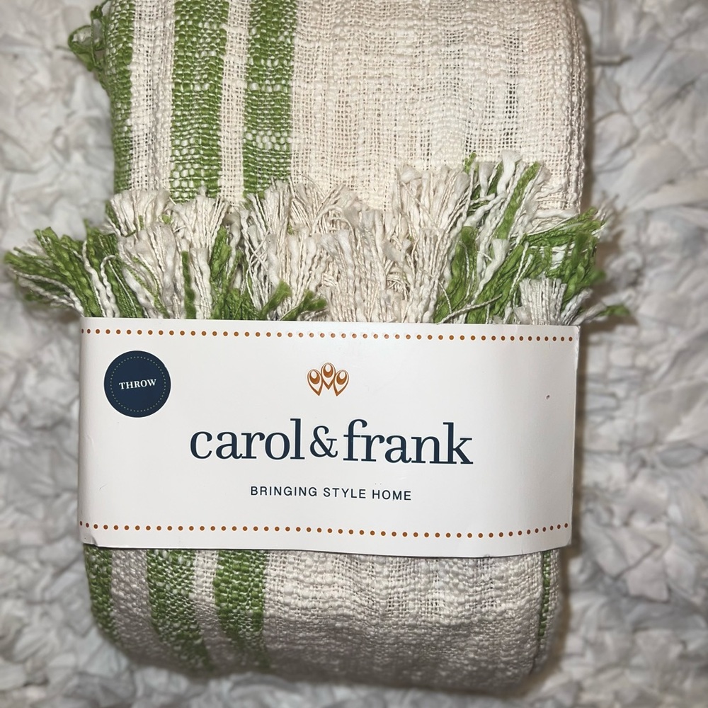 Carol & Frank throw blanket